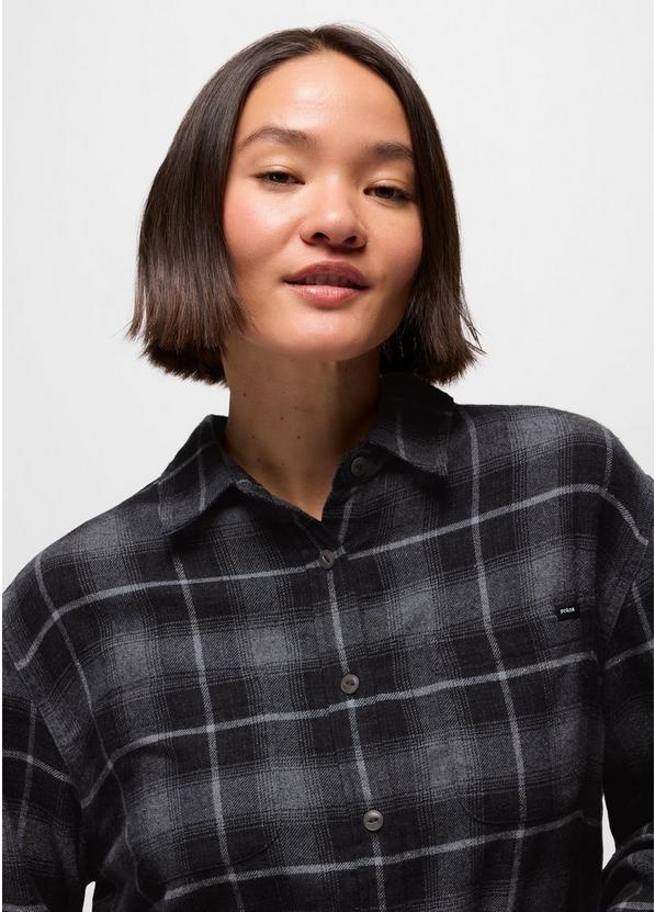 Cabin Core Flannel, Color: Charcoal, image 3