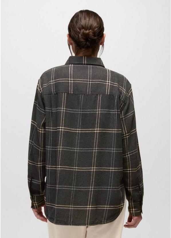 Cabin Core Flannel, Color: Dark Charcoal, image 2