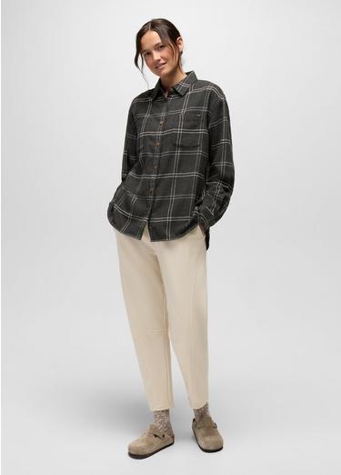 Cabin Core Flannel, Color: Dark Charcoal, image 4