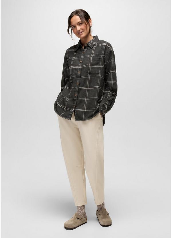 Cabin Core Flannel, Color: Dark Charcoal, image 4