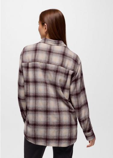 Cabin Core Flannel, Color: Almond, image 2