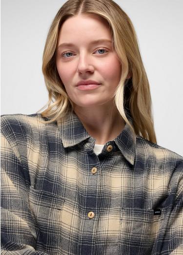 Cabin Core Flannel, Color: Stone, image 7