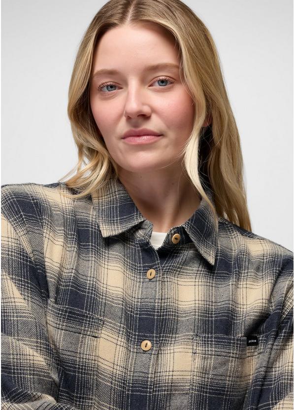 Cabin Core Flannel, Color: Stone, image 3
