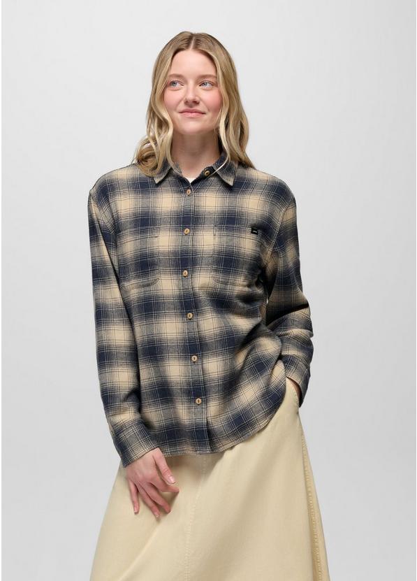 Cabin Core Flannel, Color: Stone, image 1