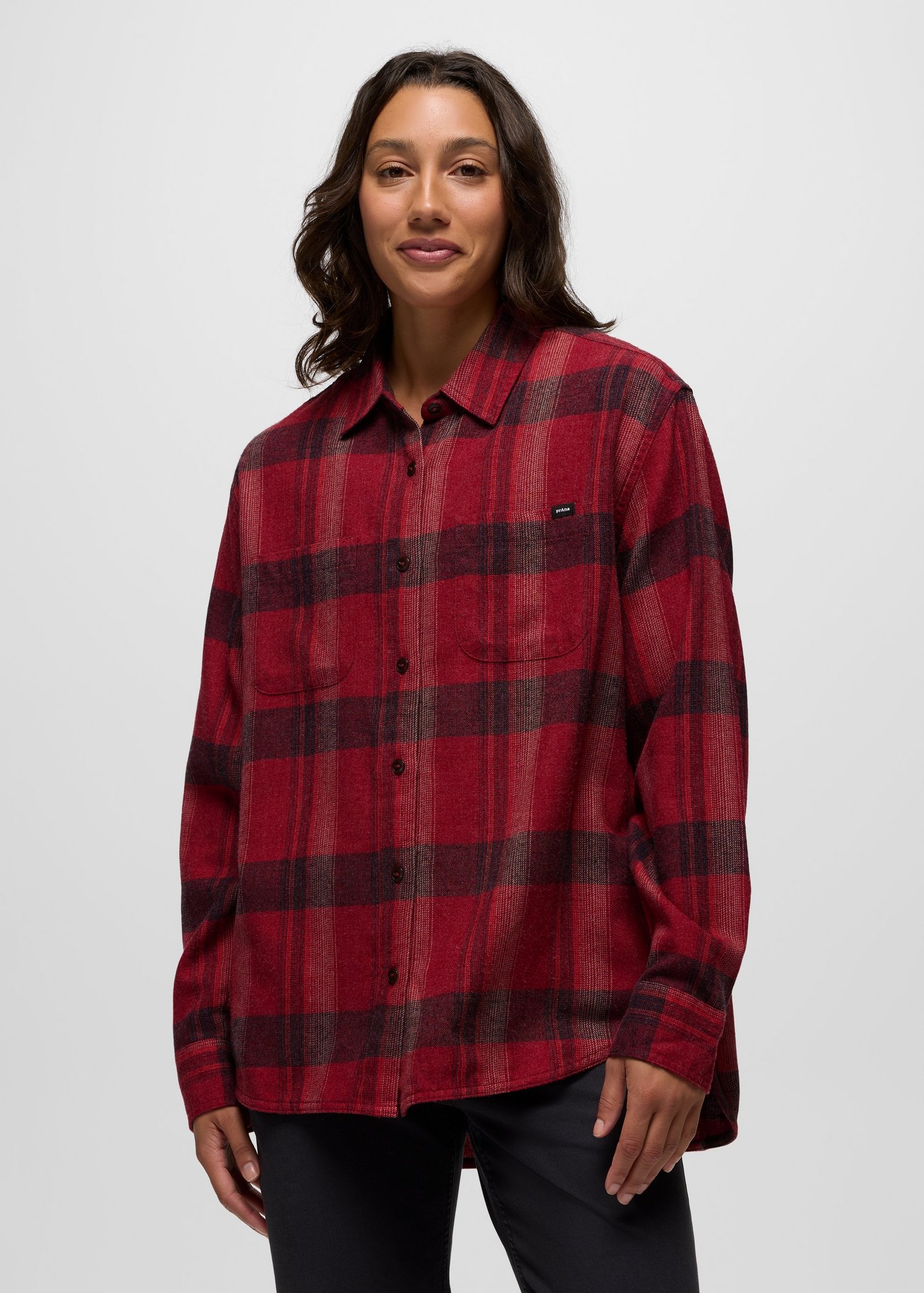 Womens prAna Cabin Core Flannel - Retrograde