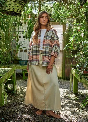 Cabin Core Flannel, Color: Multi Plaid, image 6
