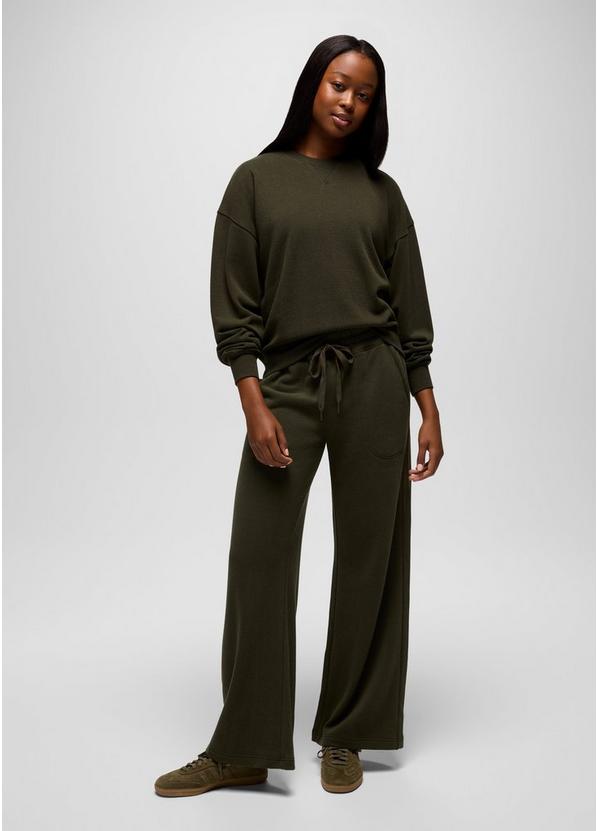 Cozy Up Wide Leg Pant, Color: Nori, image 5