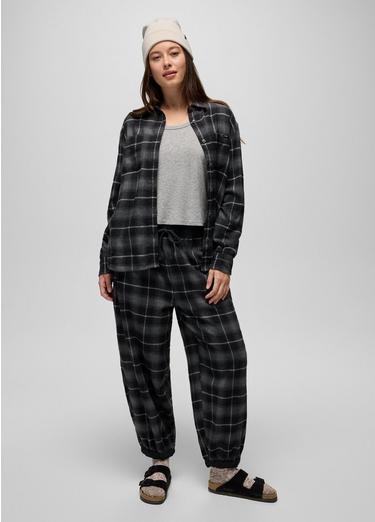 Cabin Core Flannel Pant, Color: Charcoal, image 12