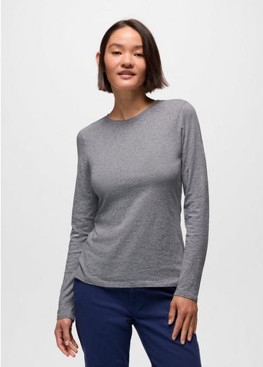 Everyday Long Sleeve Tee, Color: Medium Heather Grey, image 13