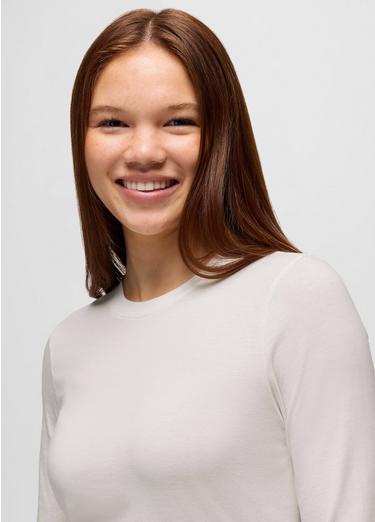 Everyday Long Sleeve Tee, Color: Soft White, image 3