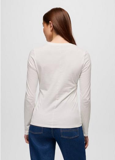 Everyday Long Sleeve Tee, Color: Soft White, image 2