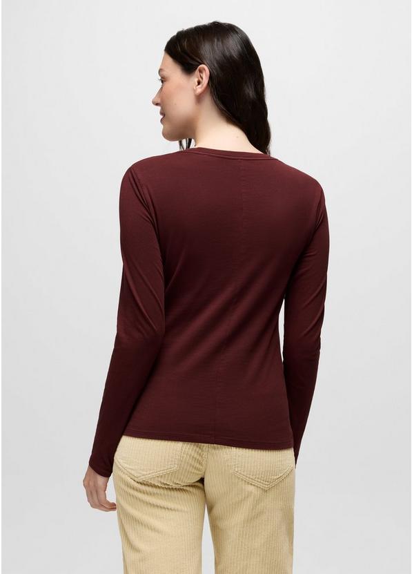 Everyday Long Sleeve Tee, Color: Cacao, image 2