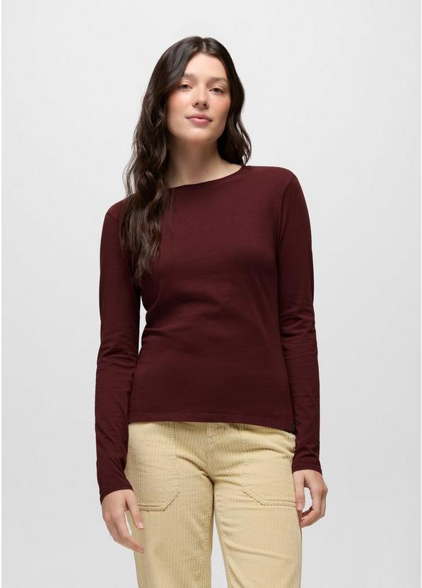 Everyday Long Sleeve Tee, Color: Cacao, image 1