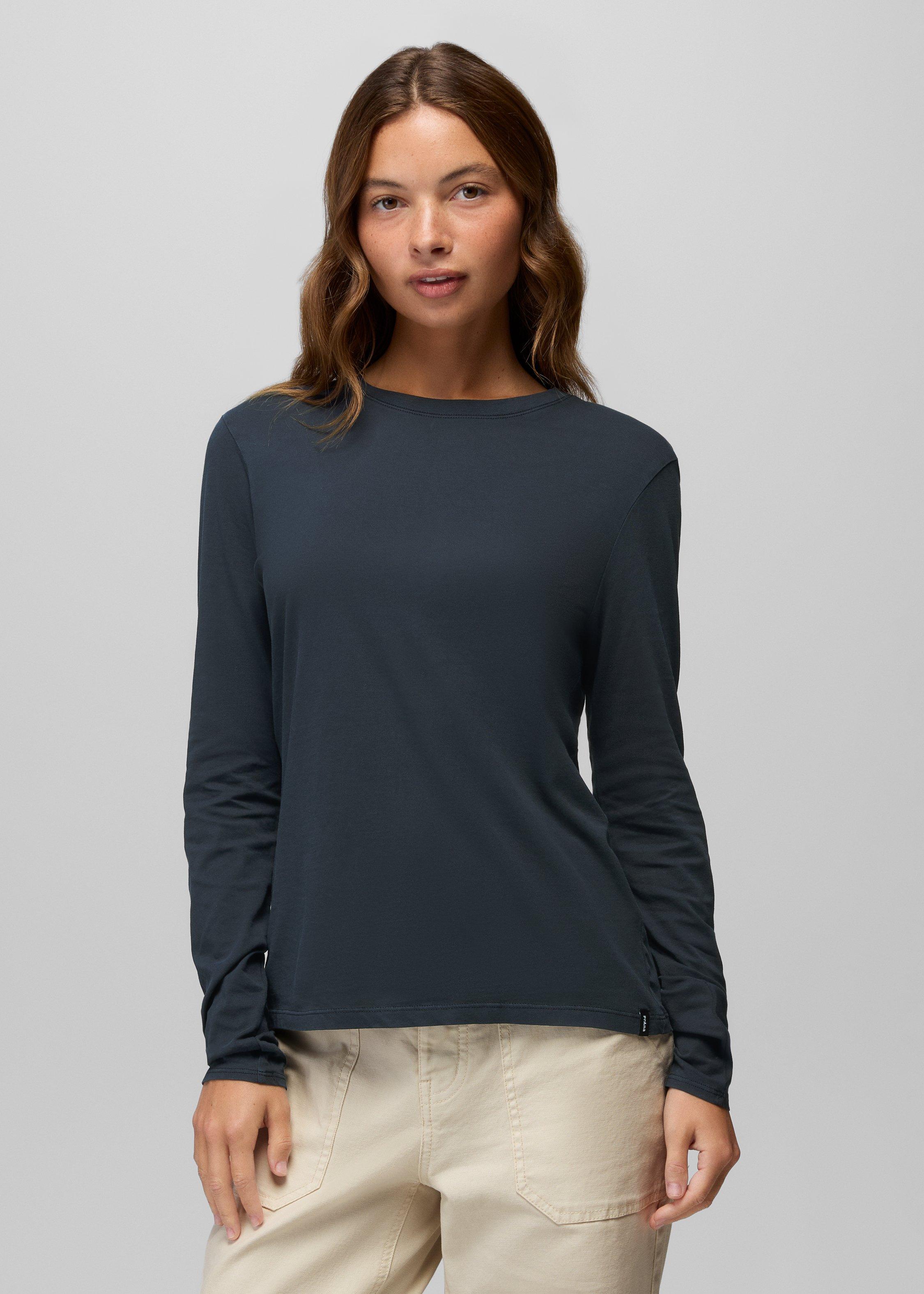 Womens prAna Everyday Long Sleeve Tee - Nautical
