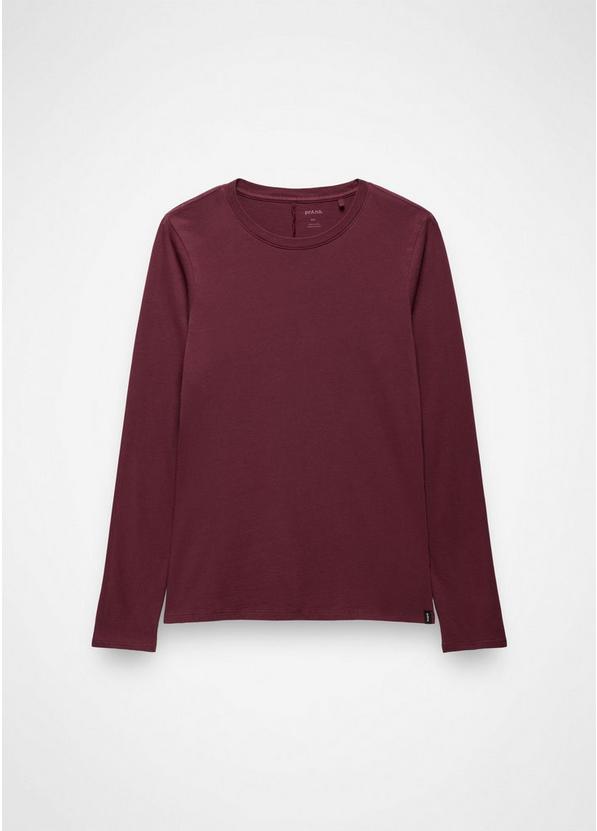 Everyday Long Sleeve Tee, Color: Deep Vino, image 6