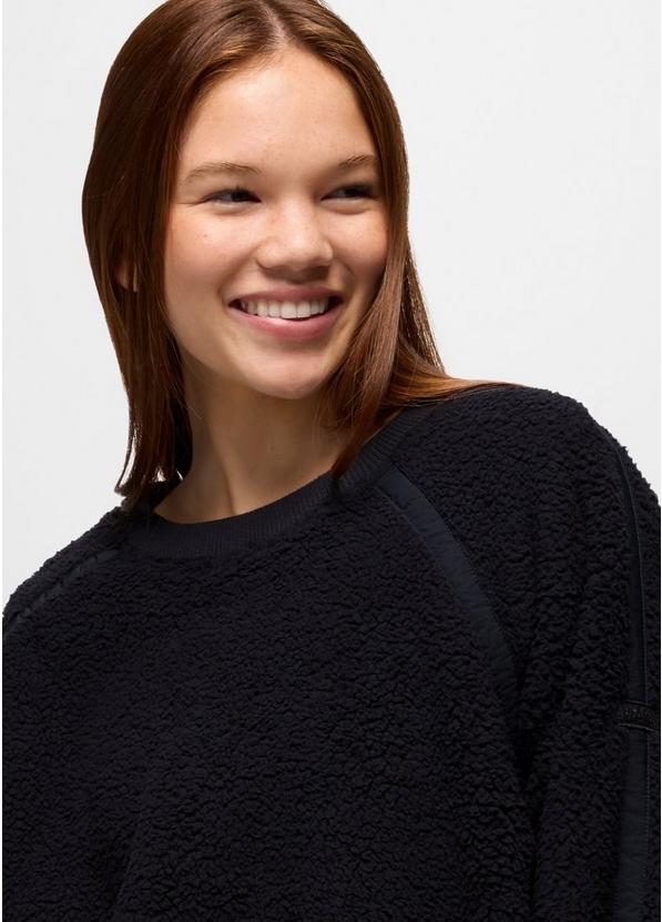 Encinitas Fleece Crew, Color: Black, image 3