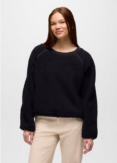 Encinitas Fleece Crew, Color: Black, image 5