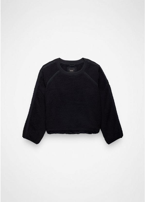 Encinitas Fleece Crew, Color: Black, image 6