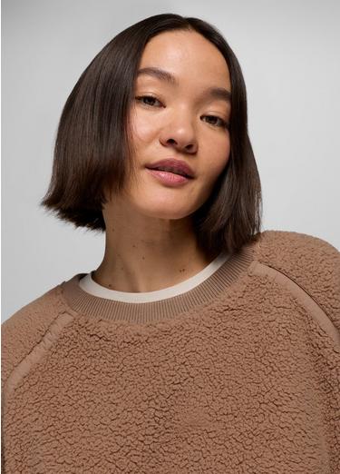 Encinitas Fleece Crew, Color: Shroom, image 3