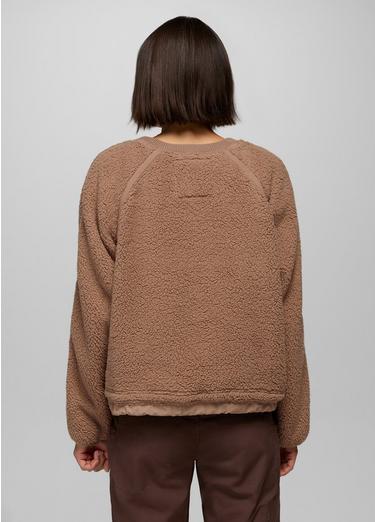 Encinitas Fleece Crew, Color: Shroom, image 2