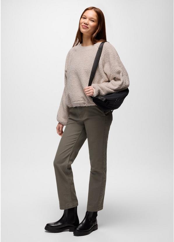 Encinitas Fleece Crew, Color: Almond, image 5