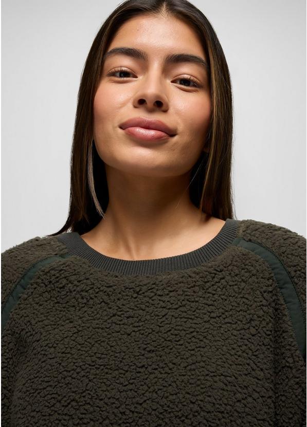 Encinitas Fleece Crew, Color: Nori, image 5