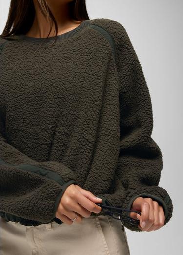 Encinitas Fleece Crew, Color: Nori, image 8