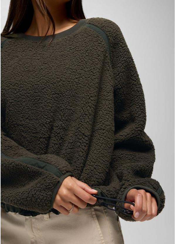 Encinitas Fleece Crew, Color: Nori, image 4