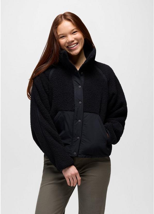Encinitas Fleece Jacket, Color: Black, image 8