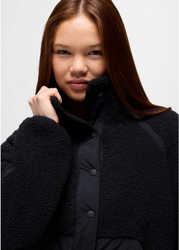 Encinitas Fleece Jacket, Color: Black, image 3