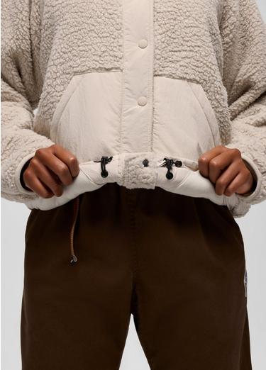 Encinitas Fleece Jacket, Color: Almond, image 4