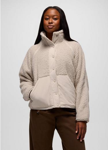Encinitas Fleece Jacket, Color: Almond, image 1