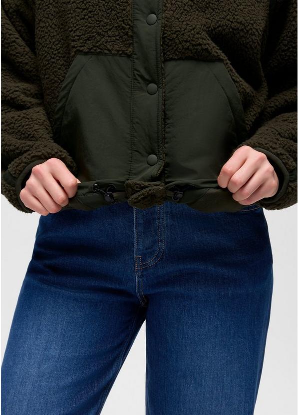 Encinitas Fleece Jacket, Color: Nori, image 4