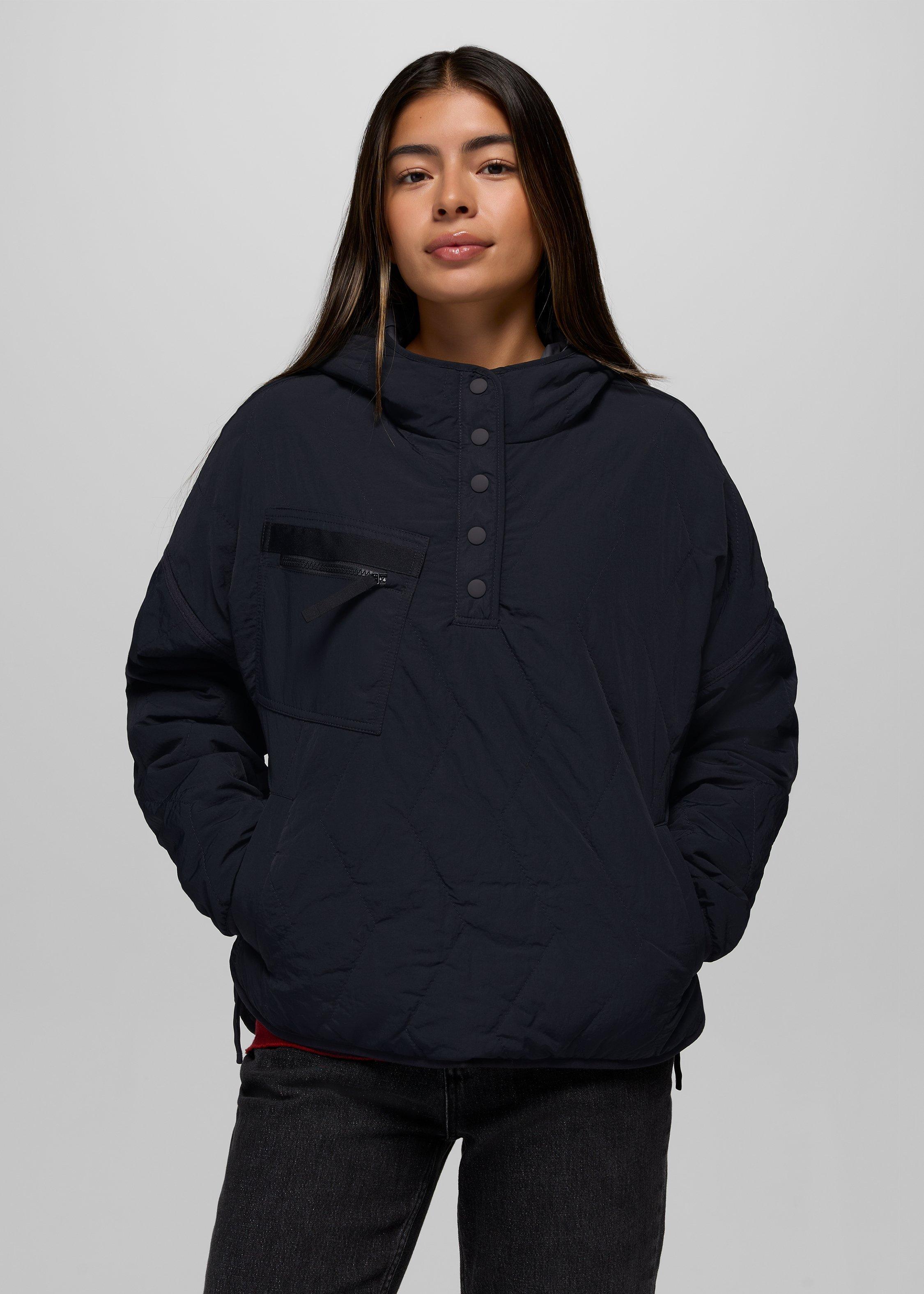 Womens prAna Encinitas Field Anorak - Black