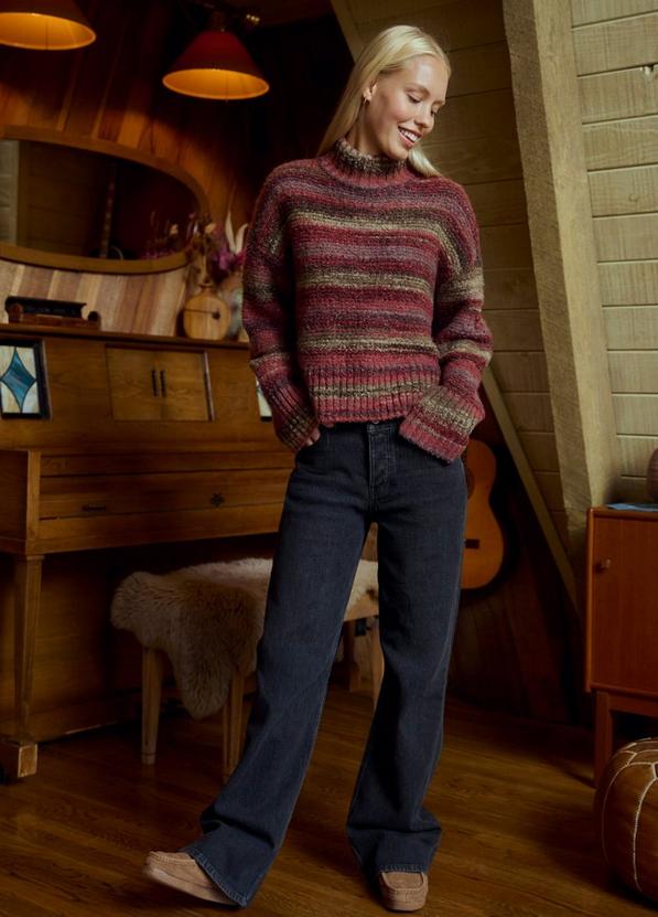 Carlsbad 760 Wide Leg Jean, Color: Black Sand, image 3