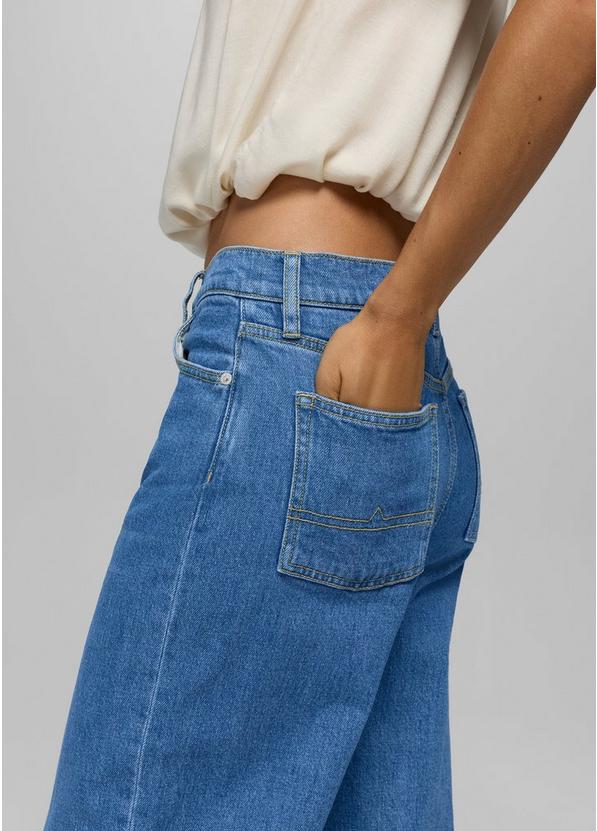Carlsbad 760 Wide Leg Jean, Color: Sea Salt, image 5