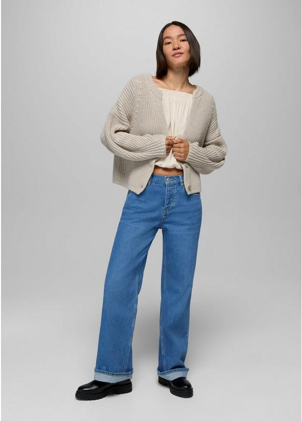 Carlsbad 760 Wide Leg Jean, Color: Sea Salt, image 6