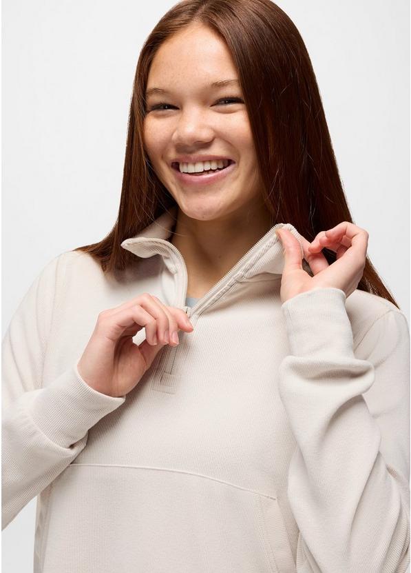 Willow West Half Zip, Color: Almond, image 3