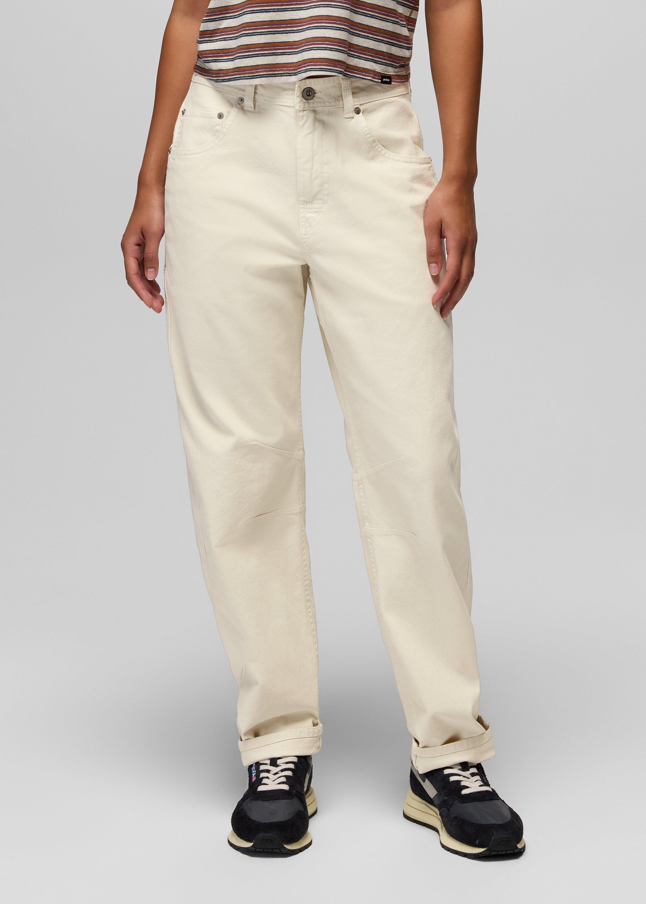 Womens prAna Rock Ridge Carpenter Pant - Beach Pebble