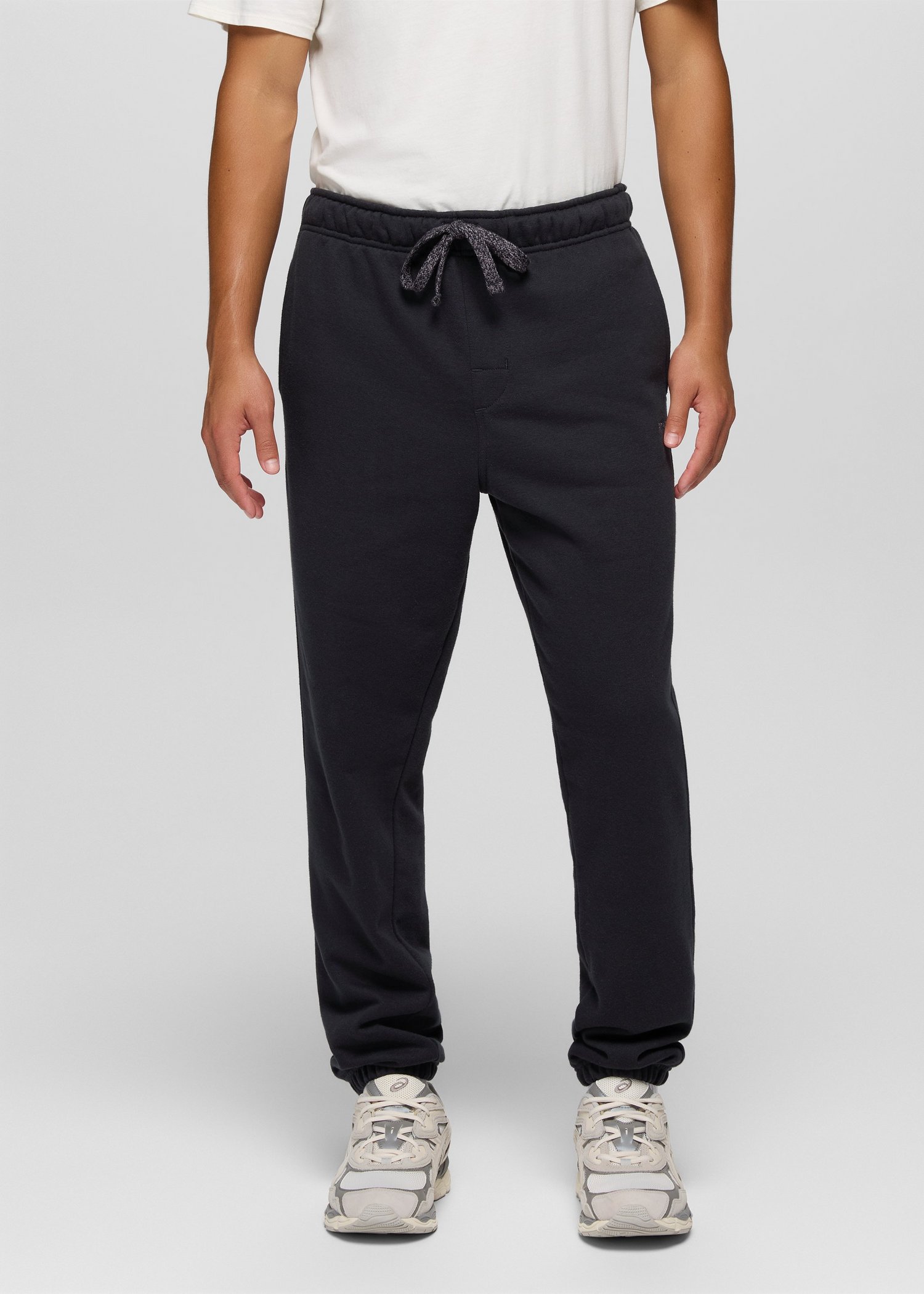 Mens prAna Fleece Sweatpant - Black