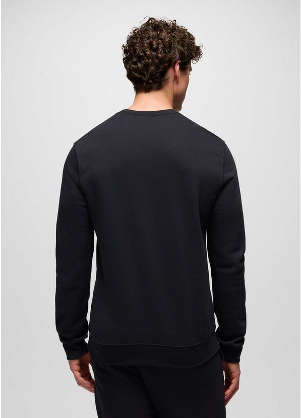 prAna Fleece Crew Sweatshirt, Color: Black, image 2