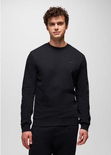 prAna Fleece Crew Sweatshirt, Color: Black, image 13