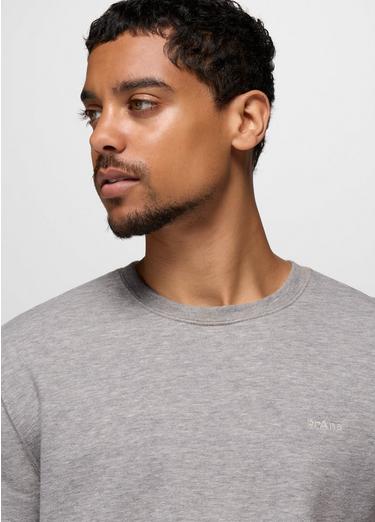 prAna Fleece Crew Sweatshirt, Color: Heather Grey, image 3