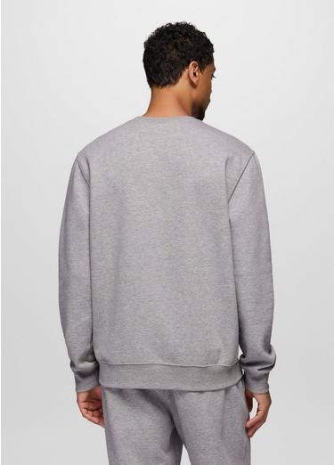 prAna Fleece Crew Sweatshirt, Color: Heather Grey, image 2