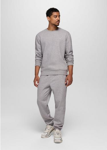 prAna Fleece Crew Sweatshirt, Color: Heather Grey, image 4