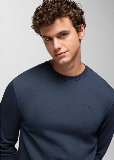 prAna Fleece Crew Sweatshirt, Color: Stormy Night, image 7