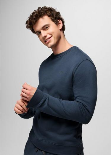 prAna Fleece Crew Sweatshirt, Color: Stormy Night, image 8