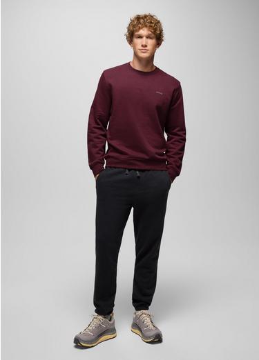 prAna Fleece Crew Sweatshirt, Color: Deep Vino, image 4