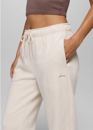 prAna Fleece Sweatpant, Color: Canvas, image 8