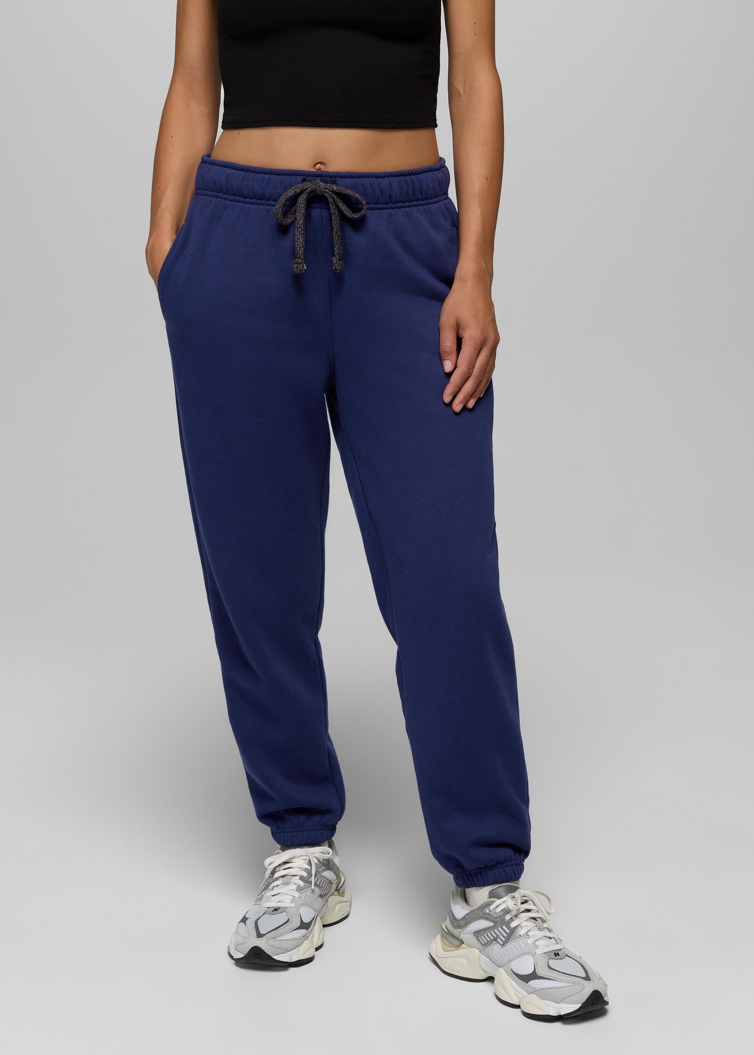 Womens prAna Fleece Sweatpant - Capulet Blue